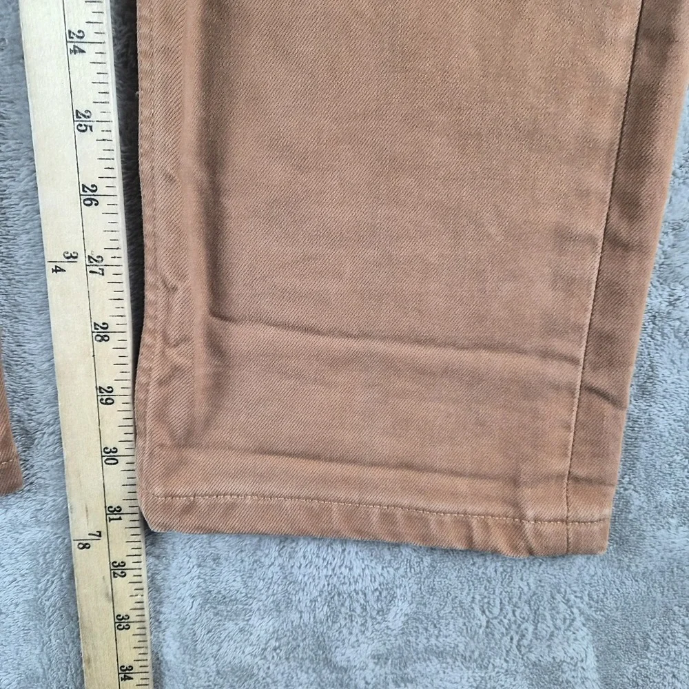 Levis 504 Jeans Mens 30x31 Brown Denim Straight Leg Skater Stretch Pants